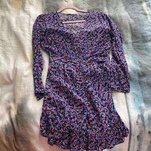 Zara floral print dress size medium